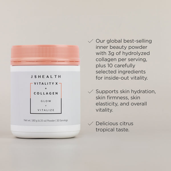 Vitality X + Collagen Powder – JSHealth Vitamins US