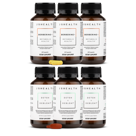 Detox + Debloat & Berberine+ - 90 days to summer-ready