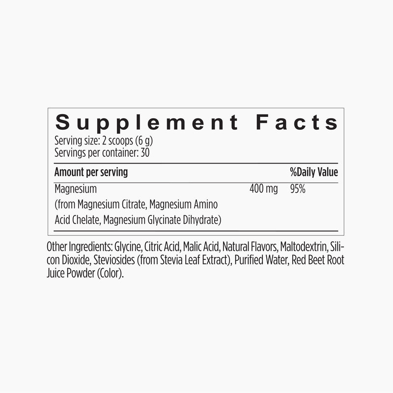 Advanced Magnesium+ Powder - 30 Servings