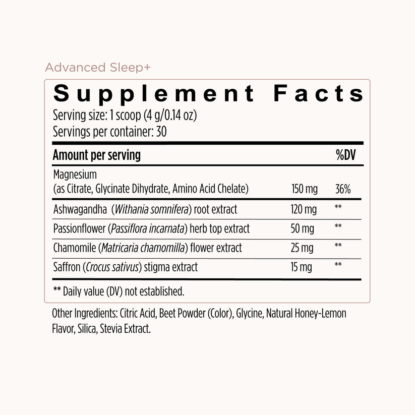 Advanced Sleep+ Powder – JSHealth Vitamins US