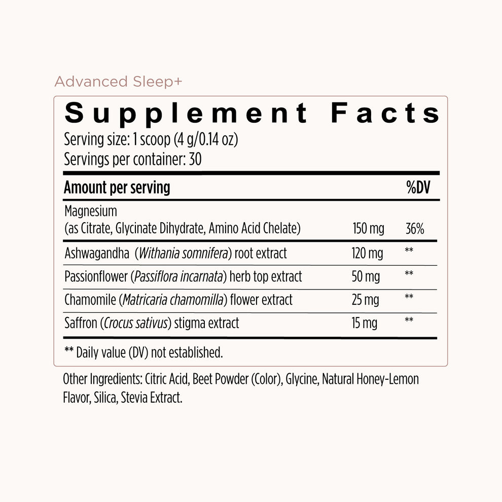 Advanced Sleep+ Powder – JSHealth Vitamins US