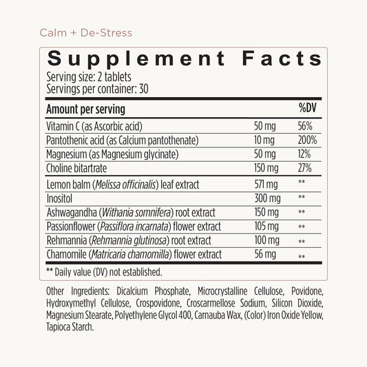 Calm + De-Stress Formula