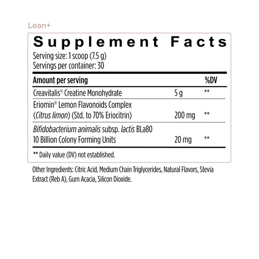 Lean+ GLP-1 Support Formula