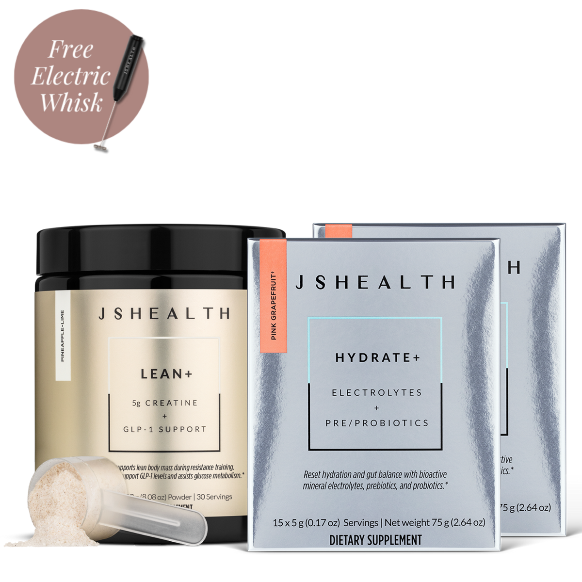 Creatine + Mineral Electrolytes Bundle โ JSHealth Vitamins US