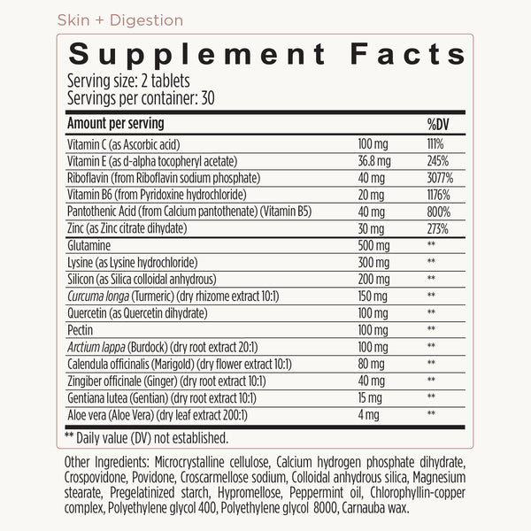 JSHealth Vitamin Skin + Digestion Formula - 60 Tablets – JSHealth ...