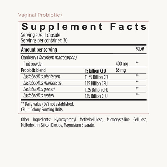 Vaginal Probiotic+