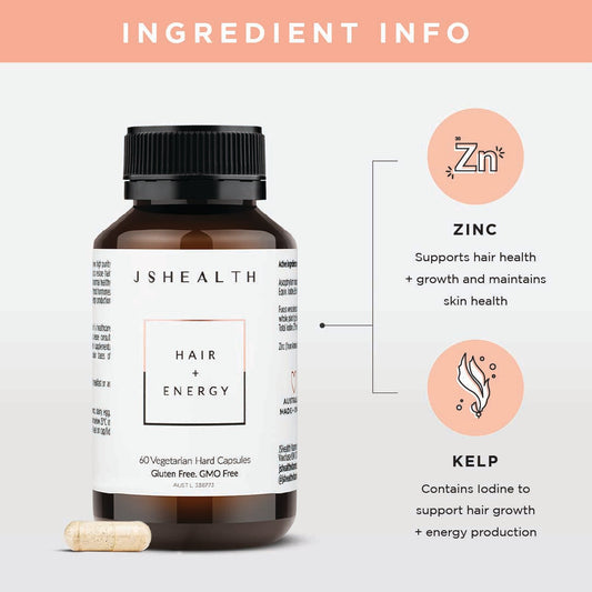 Hair + Energy Formula - 60 - SIX MONTH SUPPLY