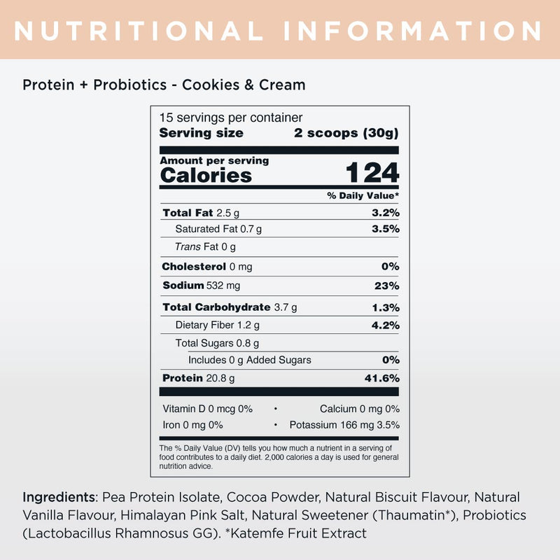 Protein + Probiotics - 15 Serves